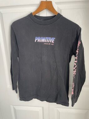 Primitive Men’s Black Long-Sleeve Graphic Tee